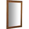 Biscottini Specchio da parete bagno e soggiorno 90x4x60 cm - Specchiera specchio camera da letto - Specchio ingresso e specchio da bagno - Specchio grande da parete - Specchio da camera