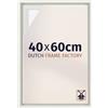 Dutch Frame Factory - Cornice a cassetta per tela - Bianco Opaco - Compatibile con telaio - MDF - Lausanne