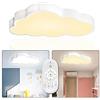 UISEBRT UISERBT 48W LED Plafoniera Nuvole Plafoniera Dimmerabile con Lampada Telecomando Nursery Cloud Nursery Lamp Modern per Cameretta