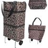 PetGlimmer Carrello Spesa Pieghevole con Ruote, Multifunzione Carrello per la Spesa Portaspesa, Carrellino Spesa Leggero, Trolley per la Spesa Antipioggia Durevole Ideale per Viaggio, Compleanno, Cucina, Donna