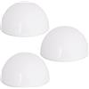 Deuba Lampade a sfera da giardino led 3X luci solari esterno senza fili sensore crepuscolare resistenti alle intemperie