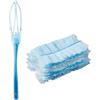 Generic Spazzola per la pulizia della polvere in microfibra, kit di ricariche per spolverino in tessuto intrecciato, strumento di rimozione della polvere in microfibra, strumento per rimuovere la polvere da