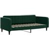 vidaXL Letto da Giorno Verde Scuro 100x200 cm in Velluto