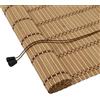 vidaXL Tenda a rullo Natura 130 x 220 cm Bambù, Tenda a rullo, rettangolare, moderna, protezione UV per finestre, bamboo, arredo soggiorno, facile da usare