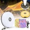 NVIYAM Ghirlanda luminosa da campeggio, lampada da campeggio con 10 m di ghirlanda luminosa a led, ghirlanda luminosa portatile impermeabile, luce da campeggio all'aperto USB ricaricabile, per camera da