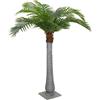 vidaXL Palma Artificiale 15 Foglie 200 cm Verde, pianta Artificiale, Albero Artificiale, pianta di Palma Artificiale, pianta Finta, Albero Falso