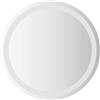 vidaXL Specchio da Bagno LED 50 cm Rotondo