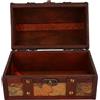 Hilitand Cassa del Tesoro del Pirata Vintage Fatto a Mano Decorativo Scatola di Legno gingillo Gioielli Decorazione della casa(Map)