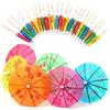 MaoNativey Ombrelli da Cocktail, 50 Pezzi Mini Cocktail Parasols Beach Party Paper Umbrella Cocktail Drink Decorations Hawaiano Party Drink Decorazioni per Fiesta,Tropical o Beach Party