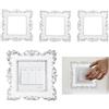 Zliger 4 pezzi Adesivi interruttore a parete Interruttore Spina Stickers Murali plastica Copertura adesiva per interruttore della luce per decorazioni domestiche (singolo argento)