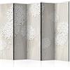 murando - Paravento Decorativo Bifacciale Fiori 225x172 XXL 5 Pannelli Divisori - Stampa su due Lati su Tela in TNT - Separatore Divisorio per la Casa - Protezione dai Rumori - Soffioni b-B-0278-z-c