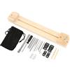 HISUEKIG Robusto Set di Telaio per Intrecciare Braccialetti in Paracord con Cursore, Facile da Usare, Strumento per Creare Braccialetti con Corda per Ombrello Fai da Te, Portachiavi,