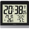 techno line Technoline WS 8014 Digital wall clock Rettangolo Nero, Argento orologio da parete
