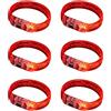 NPYQ 6 Braccialetti Leggeri A LED per Adolescenti E Adulti Multicolori Braccialetti A LED Eleganti Accessori da Polso