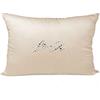 Russo Tessuti Cuscino Decorativo Luce LIUJO Cotone Logo Strass Cristal Liu Jo Letto Salotto-Sabbia-Rettangolare