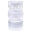 DLBTWDOYLS Statue decorative permeabili naturali del quarzo del gesso, della scultura dell'artigianato della pietra del nitrito, regali di cristallo di guarigione dell'energia del reiki (Gufo di 5 cm)