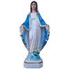 Eurofusioni Statua Madonna Miracolosa - Maria Immacolata Dipinta a Mano - H 21 cm