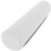 moismk Cuscino Cilindrico Memory Foam Personalizzabile - Federa Rimovibile e Lavabile con Cerniera per Sostegno Cervicale(Bianco,50x15cm)