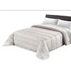 Tata Home Trapunta Invernale Matrimoniale Imbottita 300 gr/mq Piumone Caldo Letto Due Piazze 260x260 cm Fantasia Elegante Maculata Made in Italy MOD. Borbon Colore Beige Panna