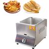 SofaHills Friggitrice A Gas Professionale,Friggitrice Professionale A Gas,Potenza di Fuoco Regolabile,L'Acciaio Inossidabile è Facile da Pulire E Adatto Sia all'Uso Domestico Che Commerciale 29 * 39 * 26cm