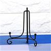 MOUMOUTEN 1 pz Espositore da 4-12 pollici, Espositore da cavalletto in ferro neros Espositore da tavolo Espositore esposizione Cornici Supporto per visualizzazione immagini Ciotole Piatti Libri Arti(8 Inch)