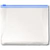 LogicaShop BAG 10 Buste Trasparenti Richiudibili con Curosore a Zip, Custodie Plastica Trasparente per Organizer Abiti,Vestiti e Magliani da Armadio e Valigia, Formato Grande (35x28 CM)