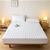 MCBHSH Coprimaterassi con Cerniera, Materassi matrimoniali/Singoli, Protezioni per materassi, Coprimaterassi trapuntati-A-80×190+15cm
