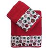 Cieffepi Home Collections COLMAR Set 2 Asciugamani (Viso + Ospite) Natalizio (Palline)