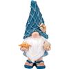 Ideen mit Herz | Figura decorativa gnomo con conchiglie 2 | decorazione marittima bagno | divertente nano da giardino | estate, spiaggia e vacanze