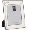 ARTÉ 10x15 Made in Italy, 25° ANNIVERSARIO di MATRIMONIO, elegante placcata in argento, Silver Plated antiossidante, Bellissima cornice in Silver Plated con retro in legno mogano E121.25°/10x15