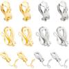 SUNNYCLUE Set 40 Pezzi Convertitori per Orecchini a Clip in Acciaio Inossidabile - 2 Colori Argento e Dorato per Donna