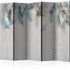 murando - Paravento Decorativo Bifacciale Colorato 225x172 XXL 5 Pannelli Divisori - Stampa su due Lati su Tela in TNT - Separatore Divisorio per la Casa - Protezione dai Rumori - Inverno b-A-0764-z-c
