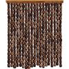 Jolan Tende Di Perline Sospeso,Tenda Con Perline in Legno Naturale e Bambù,Tende Per Porte Con Perline Fili Divisorie Per La Casa,Pannelli Tenda Antimosche,Per Balcone Cucina,W×H-140strands(140×240cm)
