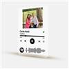 Stampitaly Targa Spotify Personalizzata con Foto e Canzone su Plexiglass con Codice Spotify Personalizzabile Idea Regalo San Valentino Amore Regalo Mamma Papà Sorella - Piedino appoggio Incluso