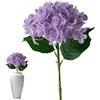Generic Ortensie artificiali, ortensie artificiali, ortensie artificiali, bouquet di ortensie finte con stelo, realistici e lavabili, per tavolo, fidanzamento, anniversario