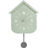 Bizzotto OROLOGIO PARETE HOME COLORE SALVIA CONPENDOLO H37,5 CM