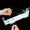 HAOBIN Paracord Jig Creatore di Braccialetti Kit per la creazione di Braccialetti tessitura telaio Con 2 morsetti e 2 ventose Strumento di lunghezza regolabile per tessere braccialetti (Bianco)