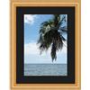 RK Cadres Photo Frame con Passepartout Nero per un'immagine 32x45 o 45 x 32 cm Cornice portafoto Fancy Gold Classic, 4.2 Centimetri di Larghezza, Foto Struttura in Legno