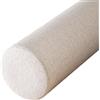 JORTUIO Cuscino Cilindrico Cervicale Memory Foam Cuscino Cilindrico a rullo lungo Supporto Ergonomico per Collo Gambe e Schiena per Letto e Divano, Lombare,Yoga con Federa Lavabile(Beige,15cmx50cm)