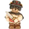 THUN - Teddy Thorro - Soprammobile da Collezione - Linea Supereroi - Formato Piccolo - Ceramica - 5 x 4 x 7,2 h cm