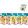 KNOX Coni di incenso di Natale - Set di 5 coni di incenso - Profumi: stelle di cannella, cipolla alla vaniglia, mela invernale, torte al pepe e mandorle dolci, quantità: 120 pezzi - Made in Germany