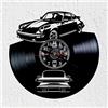 VINY WOODY Orologio grande per auto di alta gamma, orologio da parete a disco in vinile, decorazione da parete, regalo accattivante per auto sportiva