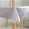 Umllpet Tovaglia trasparente da tavolo, in PVC, lavabile, per esterni, giardino, mobili, protezione per tavolo (trasparente, 140 x 250 cm)