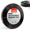 GAUDER Nastro magnetico robot aspirapolvere - Striscia di delimitazione per robot aspirapolvere - Muro virtuale compatibile Neato, Xiaomi, Miele, Vorwerk & Tesvor (8 m x 25 mm)
