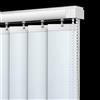 FENGSHOUU Tende a Lamelle Verticali,Tenda Verticali Oscurante,Veneziane da Interno,con Bande in Tessuto 89mm,Controllo Luce Privacy,per Ufficio Casa Camera,Bianco,Larghezza×Altezza (150cm x 200cm)