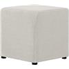 Hoowarm Elastico Copri Pouf Elastico Rotondo/Quadrato 45x45/40X40cm Fodera Poggiapiedi Jacquard /Velluto Copripoggiapiedi Antiscivolo Cover Sgabello Lavabile Estraibile Copertura Protettiva Per Ottomana ( Col