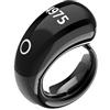 HpLive Smart Tasbih Anello Zikring, Musulmano Digital Azan Sveglia per Zikr Smart Ring con indicatore LED e contatore digitale per preghiere musulmane (nero)