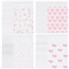 SOFPLATE 1 scatola Da 200 pezzi 4 stili 3x5 pollici Sacchetti di Cellophane per San valentinos Sacchetti per Biscotti A Forma di Cuore Buste Autosigillanti In OPP Trasparenti Stampate Richiudibili per