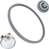 Zovator Set di 2 guarnizioni per pentola a pressione per WMF Perfect, anelli in gomma, per pentola a pressione, 3 l/4,5 l/6,5 l/8,5 l, 8,5 l, set da 2 pezzi