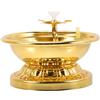 MAGICLULU Lampade Ad Olio Per Uso Lampada Al Ghee Lampada Al Burro Portacandela Votivo Buddha Portacandela Tazza Dorata Portacandele Lampada Ad Olio Tibetana Altare Buddista
